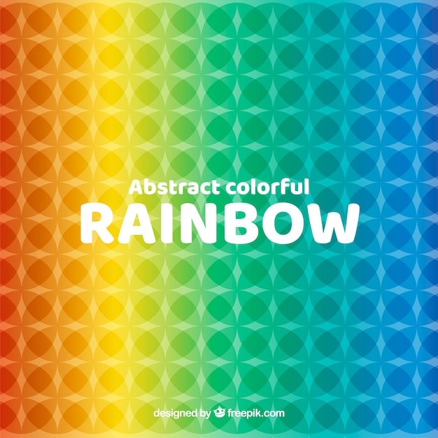 Free Vector colorful rainbow background