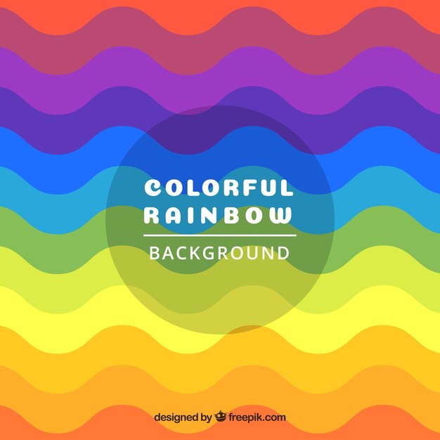 Colorful rainbow background