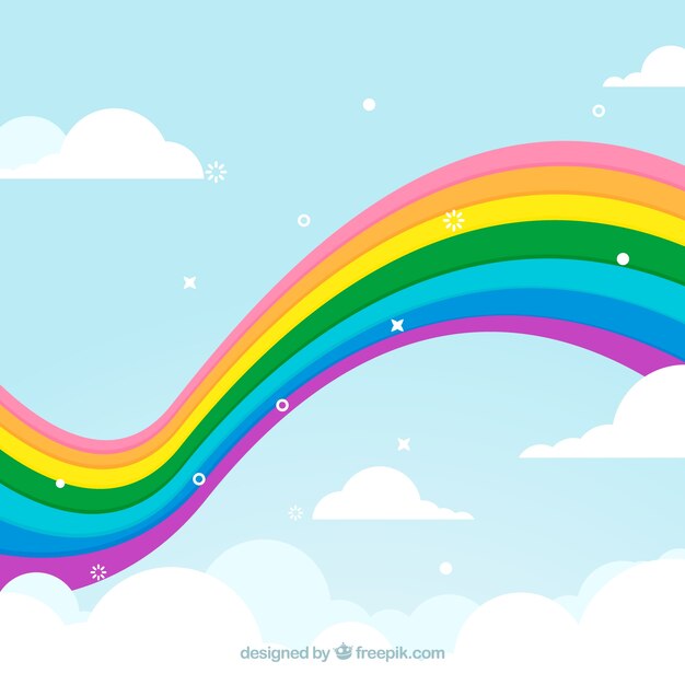 Colorful rainbow background