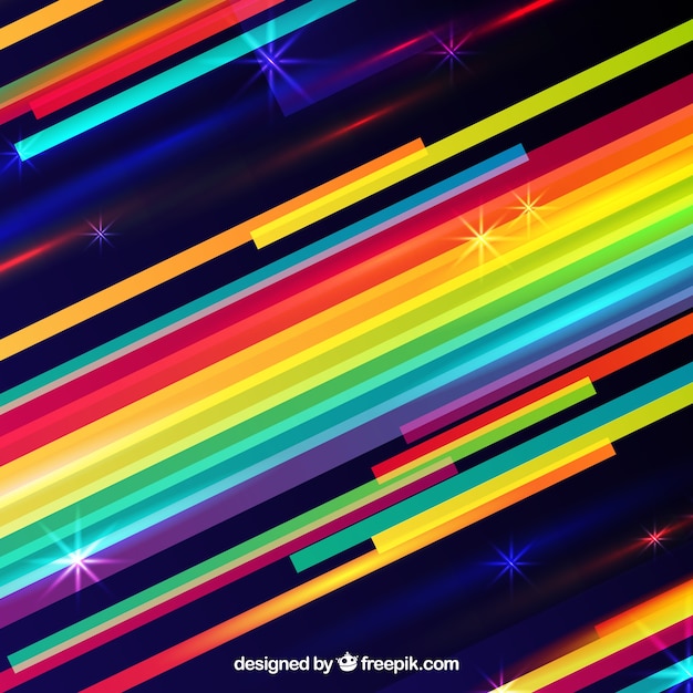 Colorful rainbow background