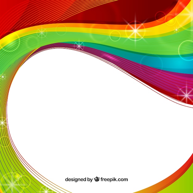 Colorful rainbow background