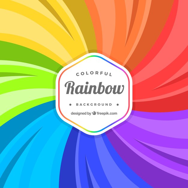 Colorful rainbow background