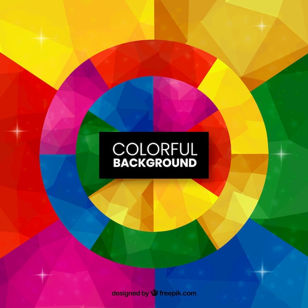 Free Vector colorful rainbow background