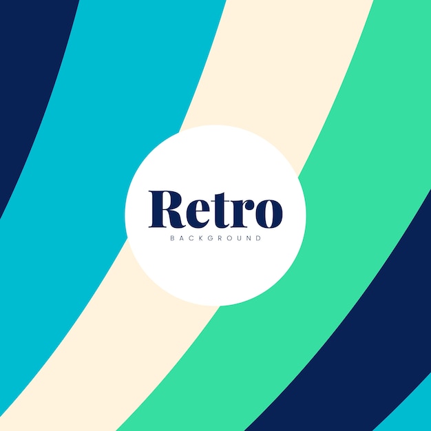 Free Vector colorful retro print background design