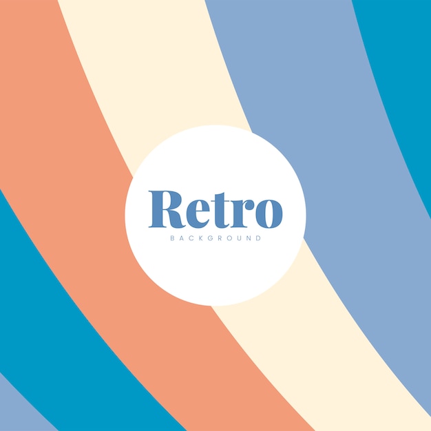 Free Vector colorful retro print background design