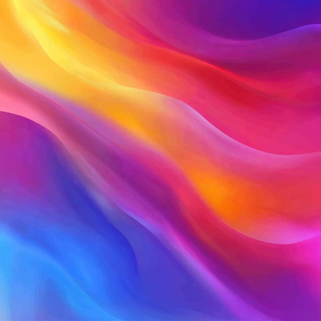 Free Vector a colorful series of waves with a colorful background