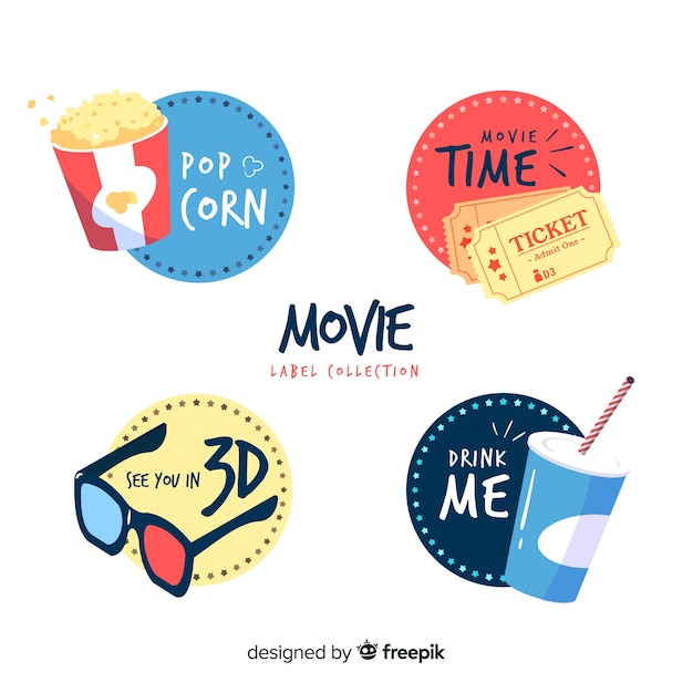 Free Vector colorful set of modern badges