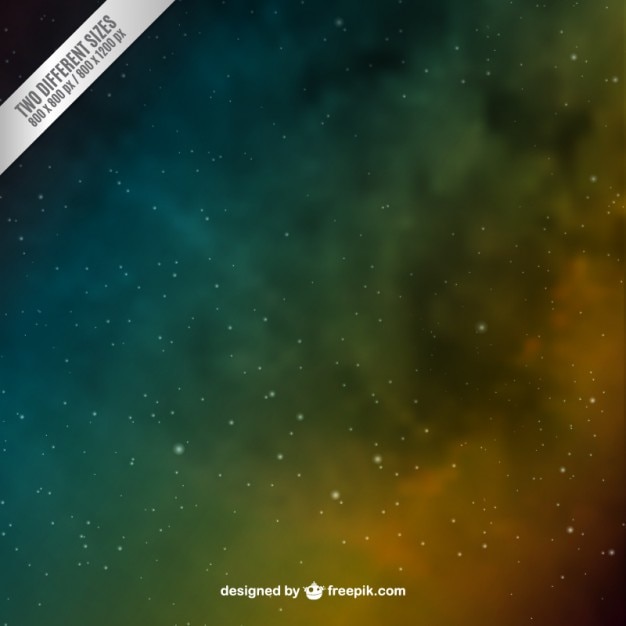 Free Vector colorful space background