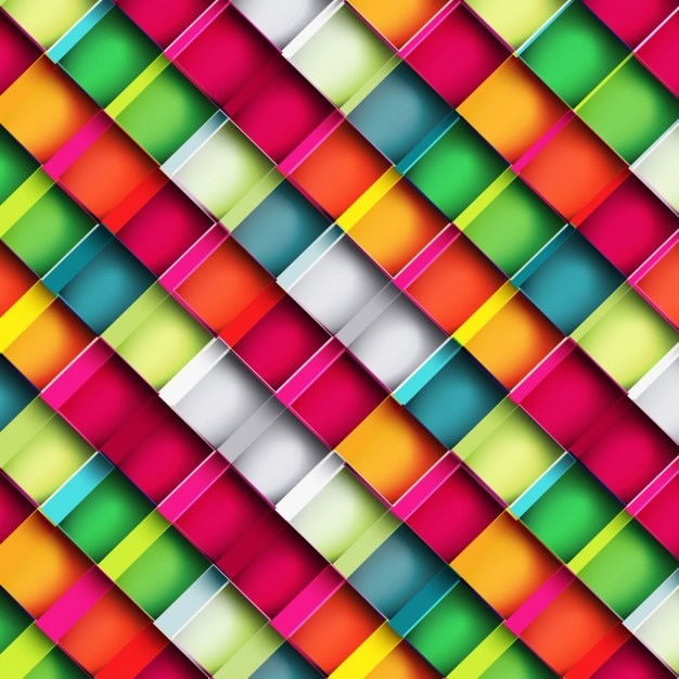 Free vector colorful square blocks background