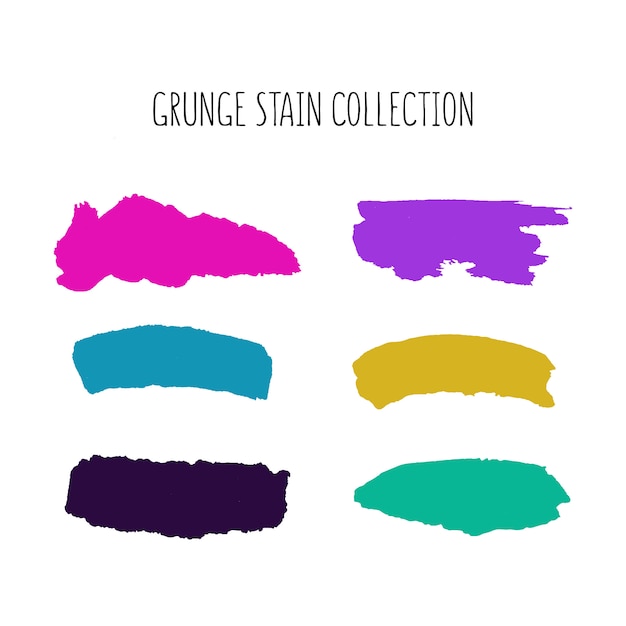 Colorful stain collection