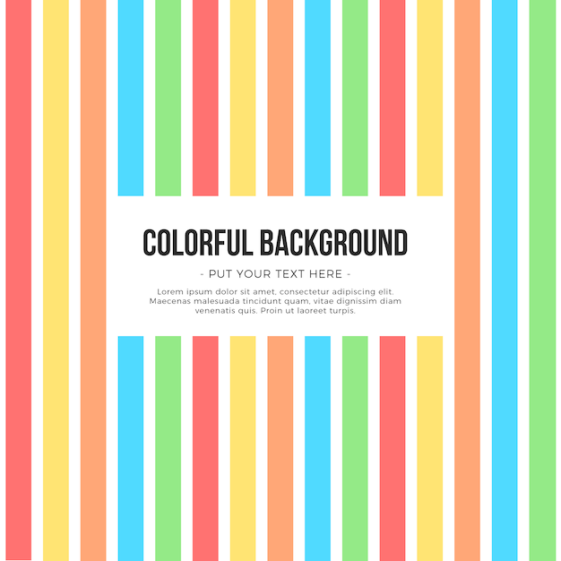 Colorful stripes background