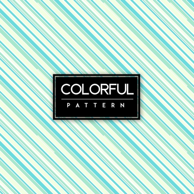 Free vector colorful stripes seamless pattern background