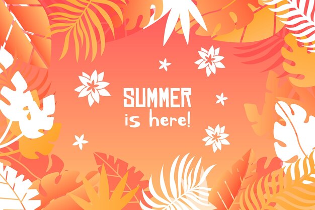 Colorful style summer background