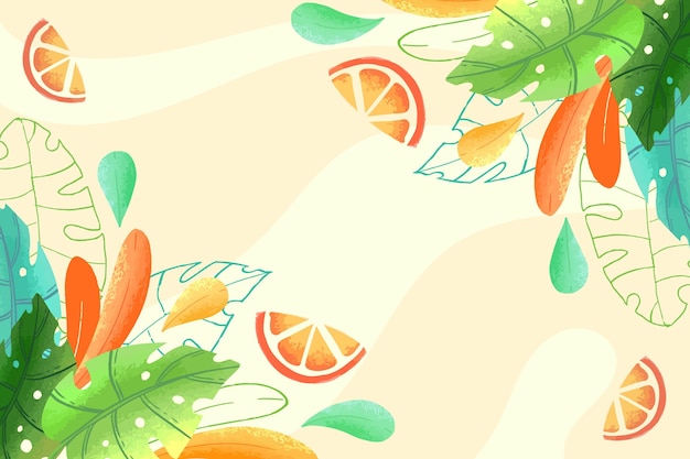 Colorful summer background for zoom