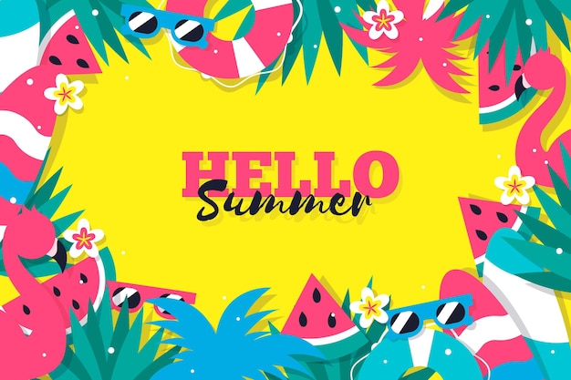 Colorful summer background