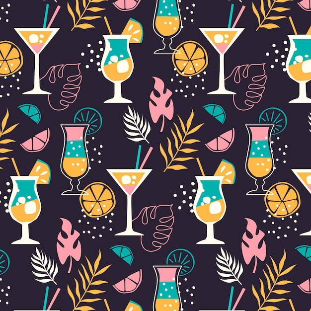 Colorful summer pattern