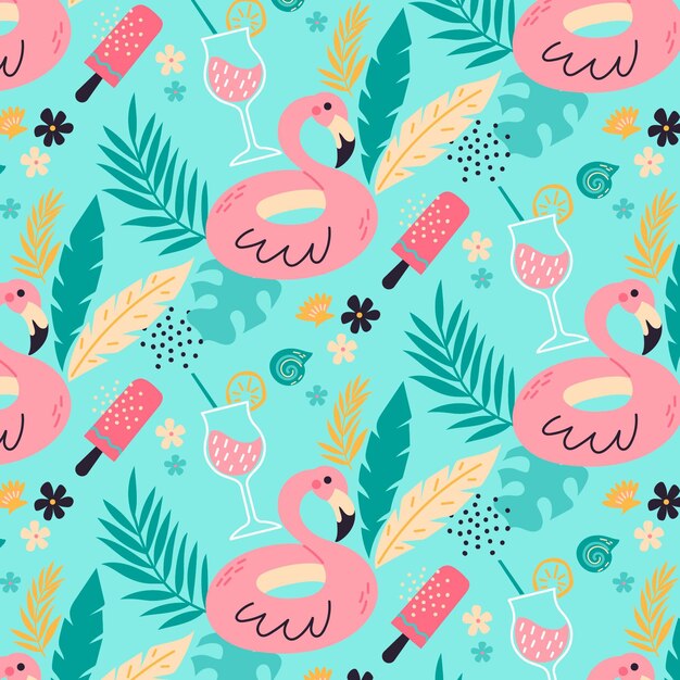 Colorful summer pattern