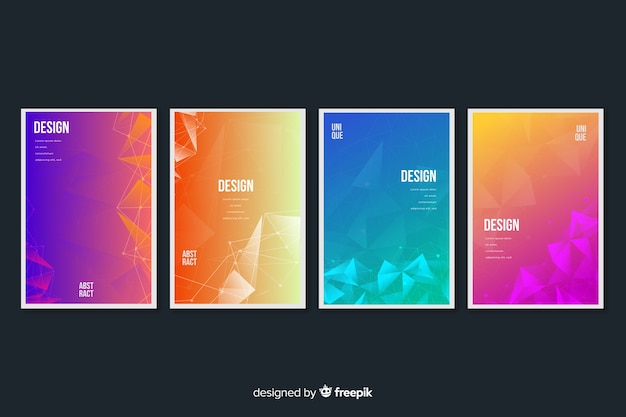 Colorful technology cover collection