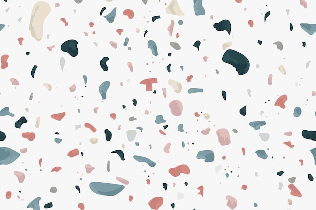 Free Vector colorful terrazzo abstract background seamless pattern