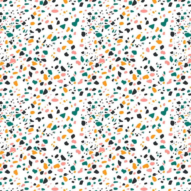 Free Vector colorful terrazzo pattern design