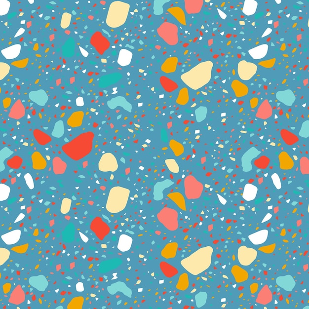 Free Vector colorful terrazzo pattern design