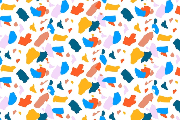 Free Vector colorful terrazzo pattern design