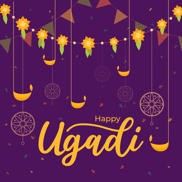 Colorful ugadi