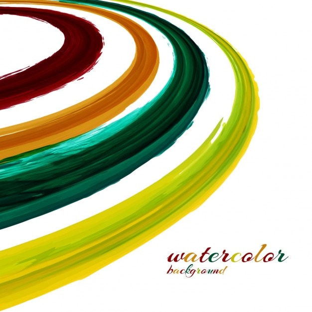 Free Vector colorful watercolor background