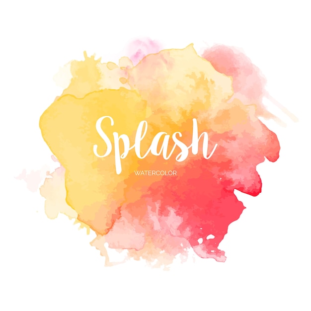 Free Vector colorful watercolor splash