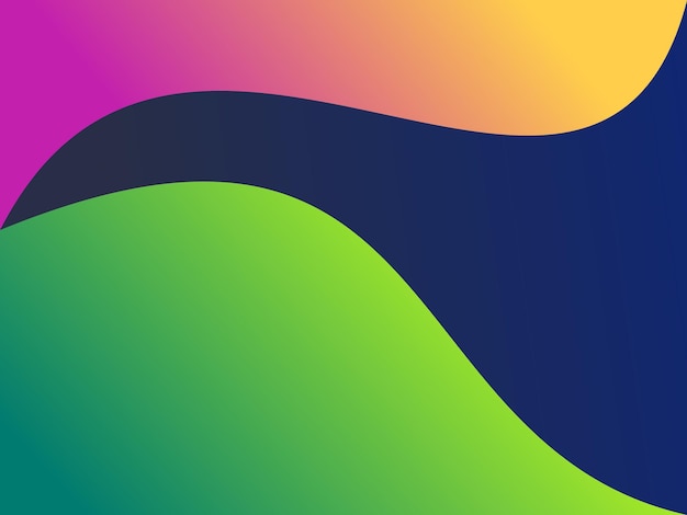 Colorful wave background