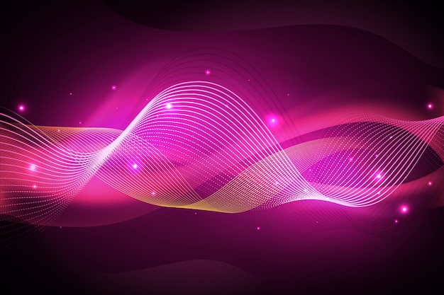 Colorful wavy background