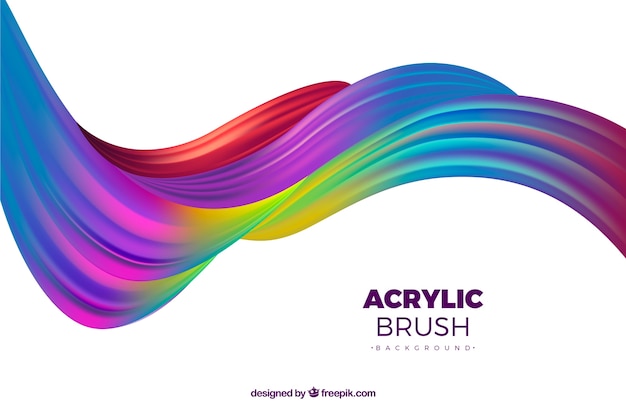 Colorful wavy background