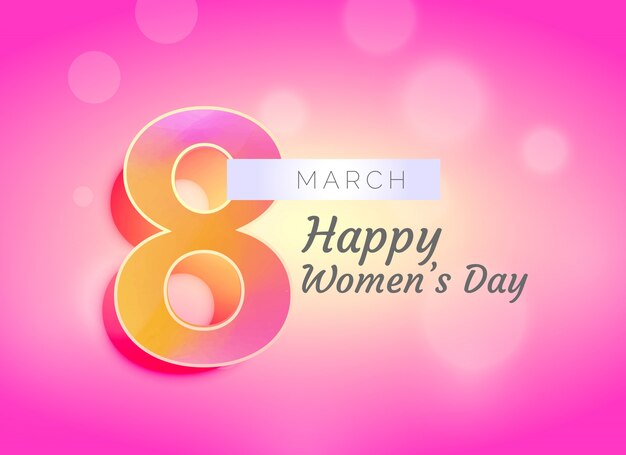 Colorful woman day background