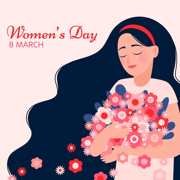 Colorful women's day concept