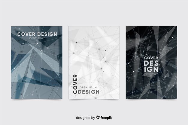 Colorless technology brochure template collection