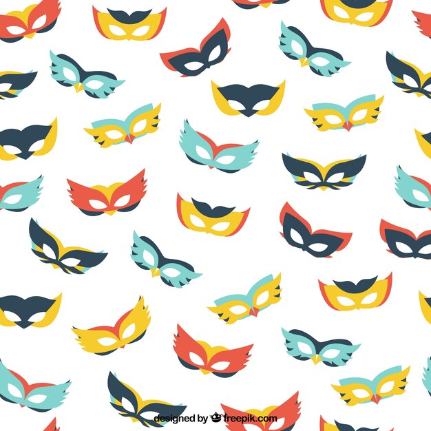 Colors masks pattern