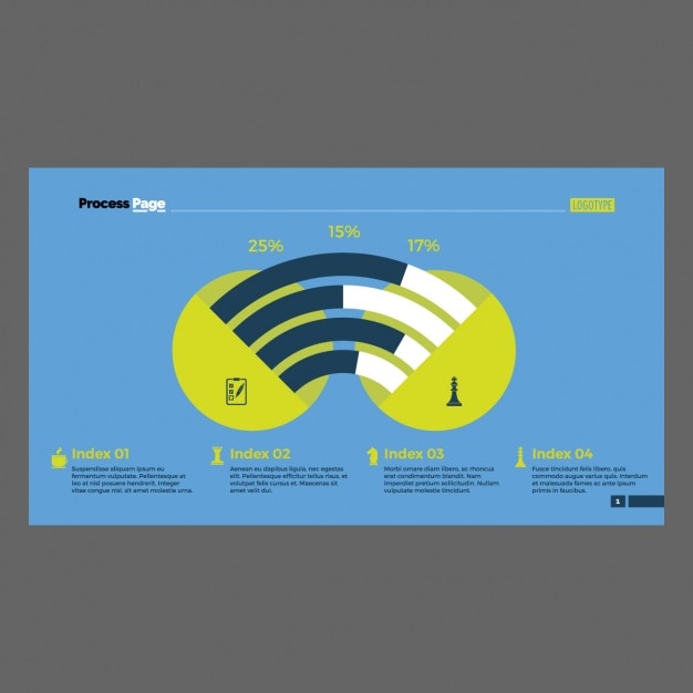 Free Vector coloured infographic template