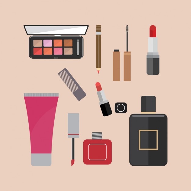 Coloured make up elements