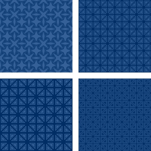 Free Vector coloured patterns collection