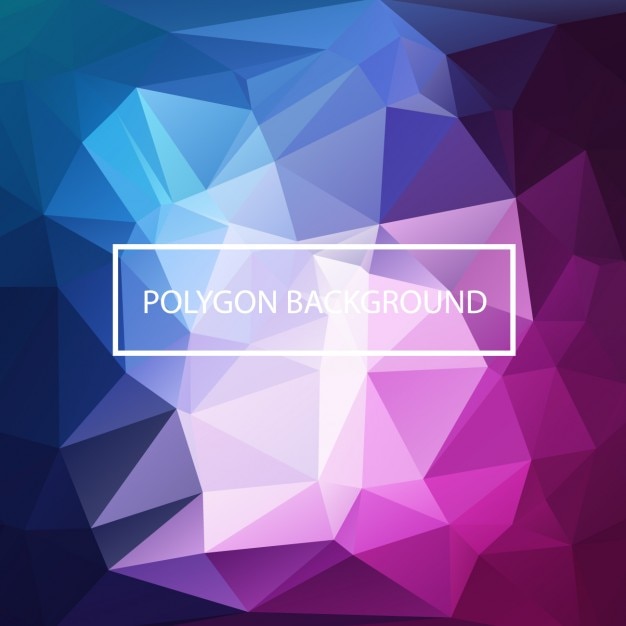 Free Vector coloured polygonal background design