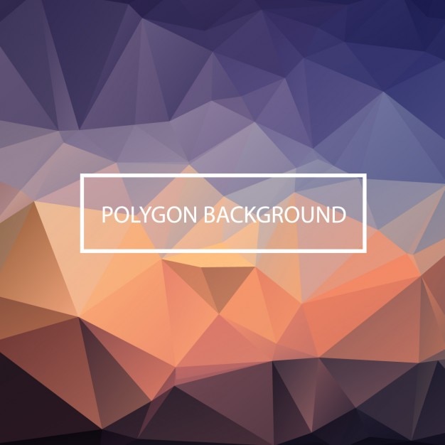 Free Vector coloured polygonal background design