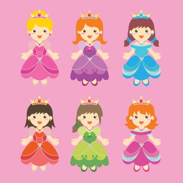 Coloured princess collection