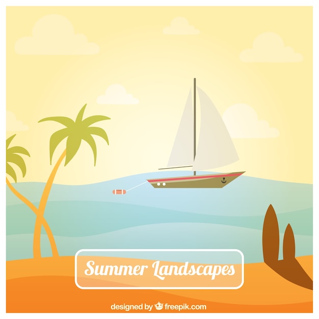 Coloured summer background