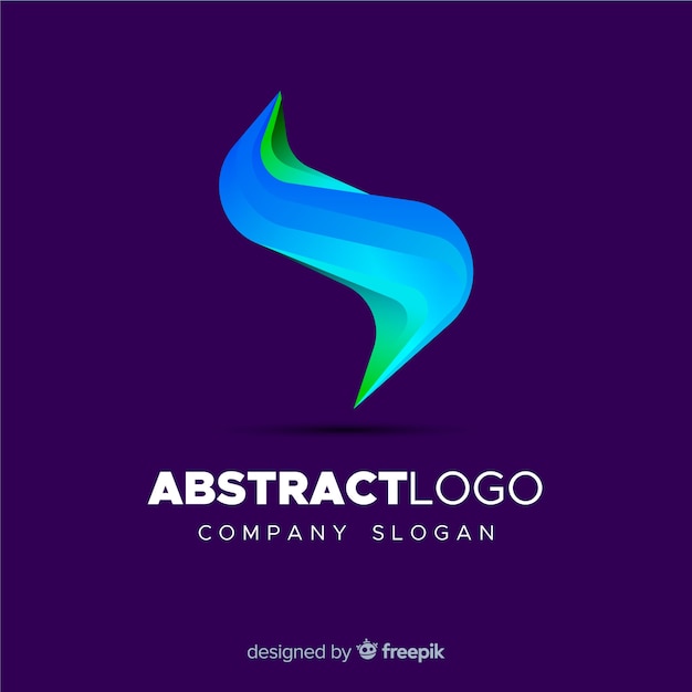 Colourful abstract logo template