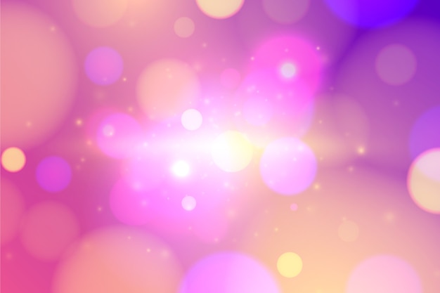 Colourful bokeh effect wallpaper