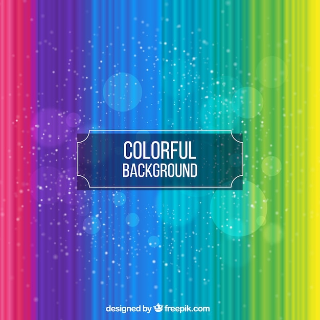 Free Vector colourful rainbow background 