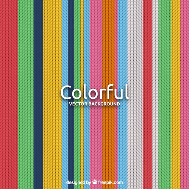 Free Vector colourful vertical stripes