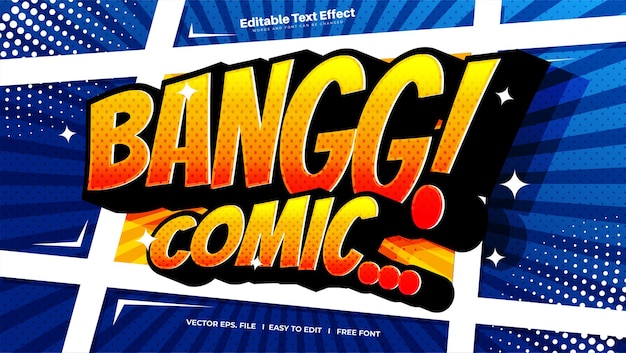 Comic Bangg Text Effect