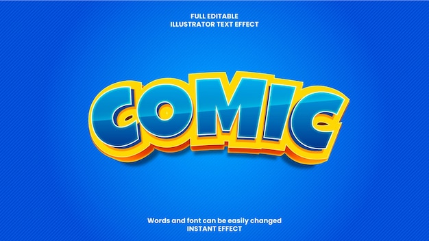 Comic Text Effect