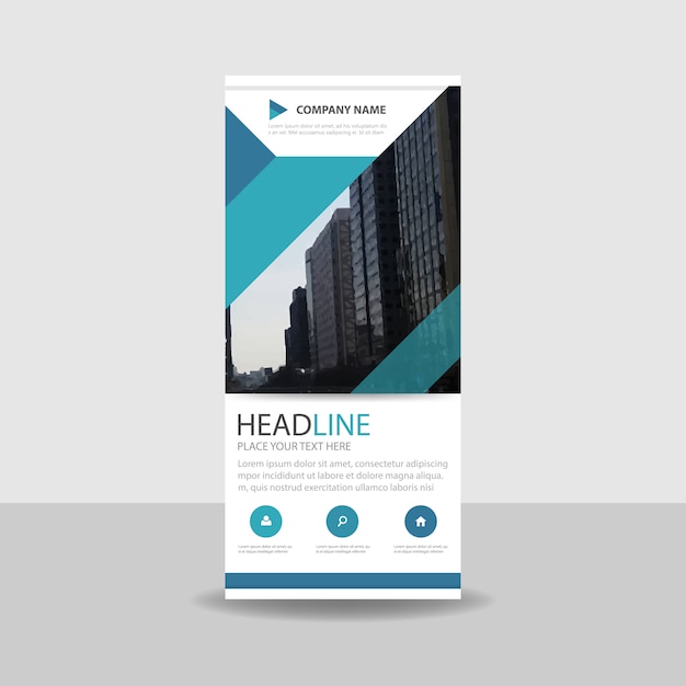 Commercial roll up banner